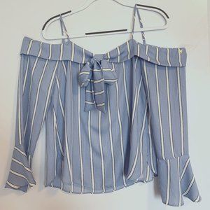Striped Off-Shoulder Top BRAND NEW